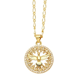 Oiseau Collier avec pendentif, oiseau, 16.93 pouce (43 cm), pendentif: 28x21 mm
