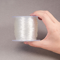Clear Korean Elastic Crystal Thread, Clear, 1.2mm, about 65.61 yards(60m)/roll