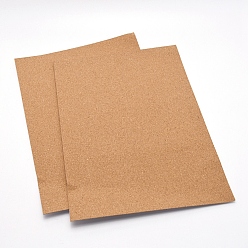 Bräune Korketikettenaufkleber, selbstklebende Bastelaufkleber, Rechteck, Bräune, 40x28x0.1 cm