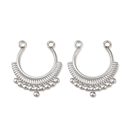 Нержавеющая Сталь Цвет 304 подвески из нержавеющей стали, плоско-круглые, цвет нержавеющей стали, 28x24x1.5 мм, отверстие : 2.2 мм