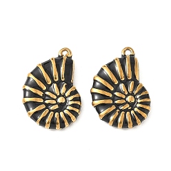 Ice Cream 304 нержавеющей стальной эмали подвески, ионное покрытие (ip), золотые, мороженое, 18.5x13x3.5 мм, отверстие : 1 мм