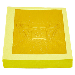 Золотистый 200шт. китайской слитковой бумаги, бумага из золотой фольги, для diy craft, прямоугольные, золотые, 130x102x0.1 мм