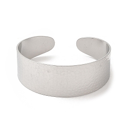 Нержавеющая Сталь Цвет Не тускнеющие 304 браслеты из нержавеющей стали, кованые браслеты-манжеты для женщин, цвет нержавеющей стали, внутренний диаметр: 2-1/4 дюйм (5.75 см)