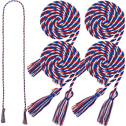 Разноцветный Вешалка для холостяцкого платья с двухсторонними кисточками и бахромой из полиэстера, на выпускной, красочный, 1640 мм