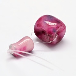 Малайский Нефрит Натуральный Malaysia нефрит драгоценный камень 3-дырочные гуру шарики для буддийского изготовления ювелирных изделий, T-просверленные бусы, 18x18 мм, отверстие : 2 мм