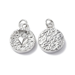 Платина Латунные подвески, без кадмия и без свинца, , прямоугольник с подвеской в виде сердца, платина, 17x13x3 мм, Кольцо: 5x0.5 mm, отверстие : 3.3 мм