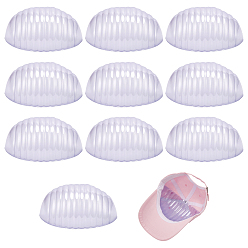 Clear PVC Hat Shaper Insert for Baseball Cap, Cap Holders, Clear, 208x95x85mm