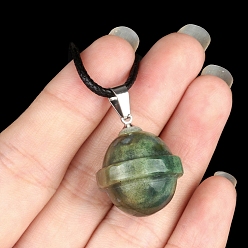 (RRHB277) Кристалл на подкладке из медово-бежевого цвета Природного индийского агата подвески, круглые, 20 мм