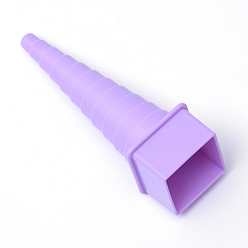 Medium Purple 4pcs/set Plastic Border Buddy Quilling Tower Sets DIY Paper Craft, Medium Purple, 80~110x33x33mm