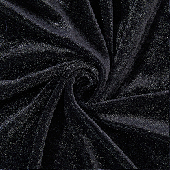 Черный 2м ткань плёш, аксессуары для детской одежды, чёрные, 1640x0.5 мм
