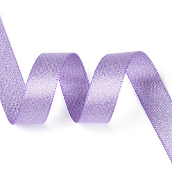 Лиловый Полиэстеровая атласная проволочная лента, для подарочной упаковки, сирень, 3/8 дюйм (10 мм), около 100.00 ярдов (91.44 м) / рулон