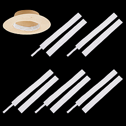 Белый Повязка из полиэстера, ленты для шляп и аксессуаров для одежды, белые, 677x31x1 мм