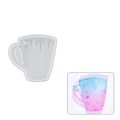 Bottle Силиконовые формы для подвесок пищевого класса своими руками, формы для литья смолы, бутылка, 75x74x6 мм