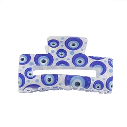 Круглые Заколки для волос из пвх, прямоугольные, круглые, 83x47x41 мм