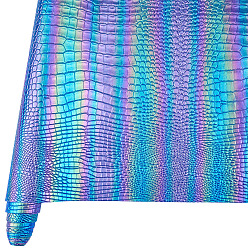 Темно-Синий Ткань из искусственной кожи с крокодиловым узором, товары для рукоделия, темно-синий, 1350x298x1 мм