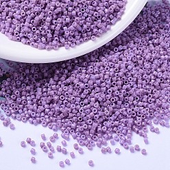 (DB2136) Окрашенный Дуракоат Непрозрачный Крокус Бусины miyuki delica, цилиндр, японский бисер, 11/0, (db 2136) непрозрачный крокус, окрашенный в дюракоат, 1.3x1.6 мм, Отверстие: 0.8 мм, о 2000 шт / бутылка, 10 г / бутылка