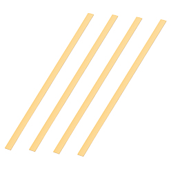 Золотой Медная панель, для механической резки, точность обработки, изготовление пресс-форм, прямоугольные, золотые, 30x1.27x0.1 см