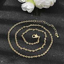 Настоящее золото 18K 2.5ММ латунные цепочки с витыми звеньями в виде знака бесконечности для женщин, долговечный, стойки покрытие, без свинца и без кадмия, реальный 18 k позолоченный, 17.09 дюйм (43.4 см)