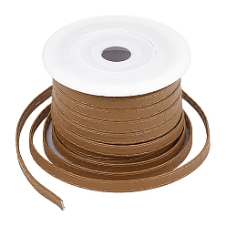 Верблюжий 1 комплект плоских сумок из искусственной кожи, со стежками, верблюжие, 6x1 мм, около 10.94 ярдов (10 м) / комплект