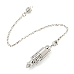 Платина Стеллаж гальванический латунный заостренный биолокационный маятник, пуля, платина, 230 мм