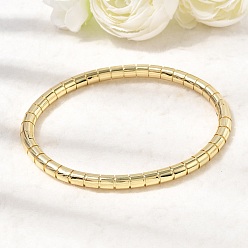 Настоящее золото 18K Латунные браслеты на шарнирах для женщин, стойки покрытие, долговечный, без кадмия и без свинца, реальный 18 k позолоченный, внутренний диаметр: 2.32x1.97 дюйм (5.9x5 см)