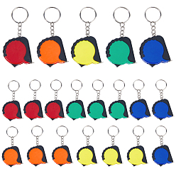 (52) Непрозрачная лаванда 20шт. 5 цвета TPR, ABS и нержавеющая сталь рулетки, цвет нержавеющей стали, разноцветные, 8.8 см, 4 шт / цвет