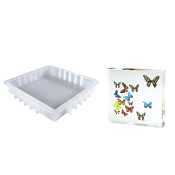 Квадрат Силиконовые формы для фоторамок своими руками, формы для литья смолы, инструменты для производства глиняных ремесел, квадратный, 285x300x48 мм