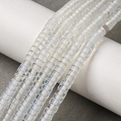 Опал Opalite бисер пряди, диск, Heishi бусы, 4x2~2.5 мм, отверстие : 1 мм, около 170 шт / нитка, 15.35'' (39 см)