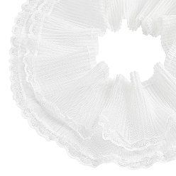 White 10M Polyester Ribbon, for Clothes Sewing Accessories, White, 3-3/4 inch(95mm), about 10.94 Yards(10m)/Set