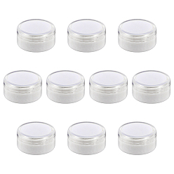 Белый Колонна акриловые коробки для демонстрации россыпью алмазов, небольшой футляр для хранения украшений с губкой, белые, 3.1x1.6 см