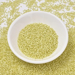 (DB0623) Окрашенный Алебастр Жонкиль с Серебряной Подкладкой Бусины miyuki delica, цилиндр, японский бисер, 11/0, (db 0623) алебастр, окрашенный в жёлтый серебристый цвет, 1.3x1.6 мм, Отверстие: 0.8 мм, о 2000 шт / бутылка, 10 г / бутылка