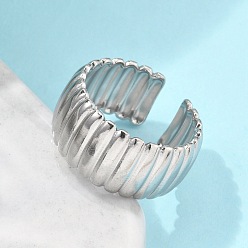 Нержавеющая Сталь Цвет 304 открытая манжета из нержавеющей стали для женщин, цвет нержавеющей стали, внутренний диаметр: регулируемый, 10 мм