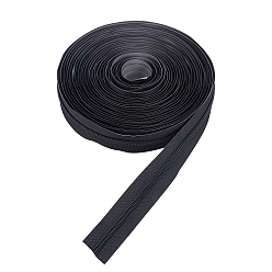 Gray Garment Accessories, PVC Closed-end Zipper, with Reflect Light Cloth, Gray, 3x0.25cm
