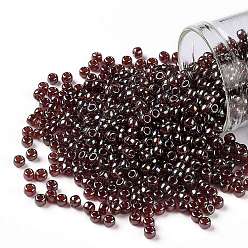 (330) Gold Luster Rust TOHO Round Seed Beads, Japanese Seed Beads, (330) Gold Luster Rust, 8/0, 3mm, Hole: 1mm, about 10000pcs/pound