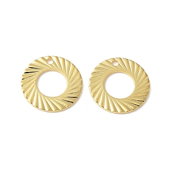 Золотой 201 подвески из нержавеющей стали, кольцо, золотые, 13x0.5 мм, отверстие : 1.2 мм