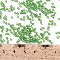 (167F) Transparent AB Frost Peridot TOHO Round Seed Beads, Japanese Seed Beads, (167F) Transparent AB Frost Peridot, 11/0, 2.2mm, Hole: 0.8mm, about 5555pcs/50g