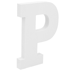 Letter P Деревянные буквы орнаменты, для diy craft, домашнего декора, letter.p, р: 150x112x15 мм