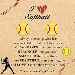 Tennis Сплав эмаль серьги, золотые, большой теннис, 14 мм