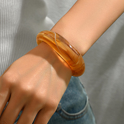 Хаки Винтажные браслеты-манжеты из смолы для женщин, хаки