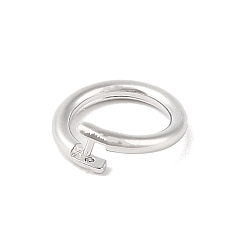 Платина Латунные стопорные соединительные кольца, открытый круг, платина, 12x3 мм, внутренний диаметр: 8.5 мм