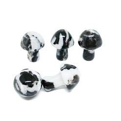 Джаспер Зебра Натуральные фигурки целебных грибов зебровой яшмы, Украшения из камня с энергией Рейки, 20 мм