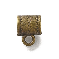 Античная Бронза Поручни из сплава в тибетском стиле, без кадмия и без свинца, античная бронза, 10x8x6.5 мм, отверстие : 2 мм, внутренний диаметр: 4.5 мм, Около 1215 шт / 1000 г