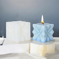 Cube Силиконовые формы для свечей своими руками, пищевой силикон, изготовление украшений, для изготовления свечей, белые, кубические, 70x70x70 мм