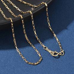 Real 14K Gold Filled Латунные цепочки-скрепки для женщин и мужчин, real 14 k золото заполнено, 16.14 дюйм (41 см)