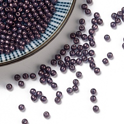 Dark Slate Blue Czech Glass Beads, Round, DarkSlate Blue, 3mm, Hole: 0.8mm, about 2630pcs/bag