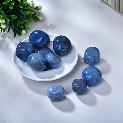 Синий Авантюрин Окрашенные и нагретые натуральные синие авантюрины, обработанные методом граттаж, энергетические минералы, драгоценные камни, украшение дома, 20~30 мм