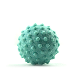 Средний Аквамарин TPR колючие жесткие массажные шарики, шарик-массажер от боли в мышцах, средний аквамарин, 50 мм