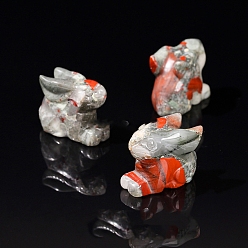 Гелиотроп Натуральный гелиотроп украшения дисплей, украшение домашнего офиса, кролик, 42 мм