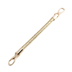 Wheat Imitation Leather Braided Bag Handles, Bag Straps, Wheat, 45cm