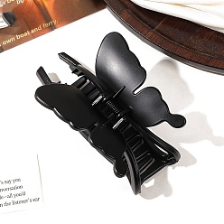 Темно-Серый Пластиковые заколки для волос с большими когтями в форме бабочки, аксессуары для волос для женщин и девочек, темно-серый, 70x110 мм